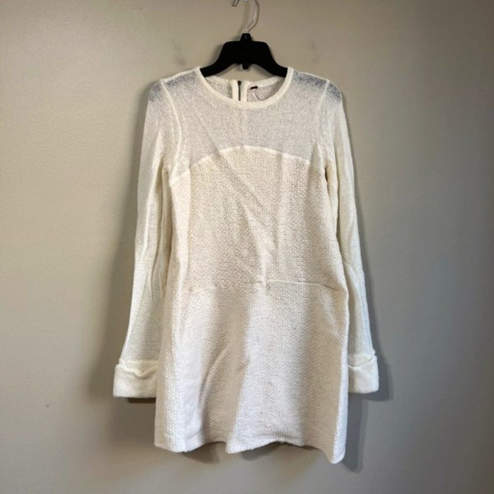 Free People XS ivory‎ sweater dress
